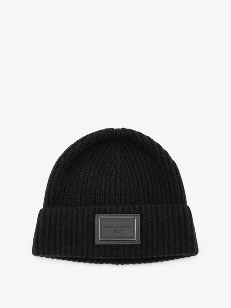 Ribbed cashmere hat