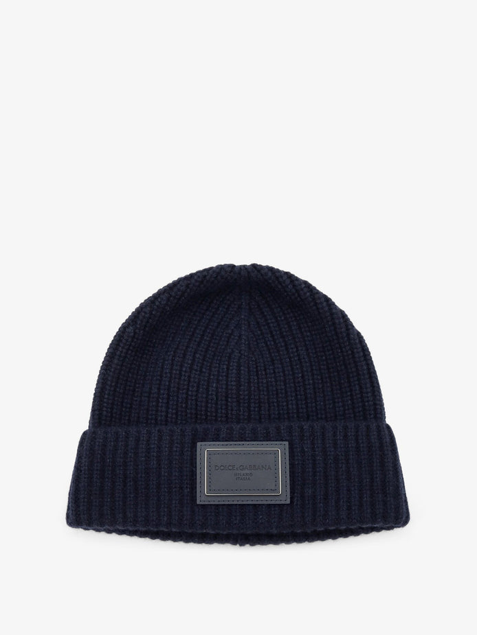 Ribbed cashmere hat