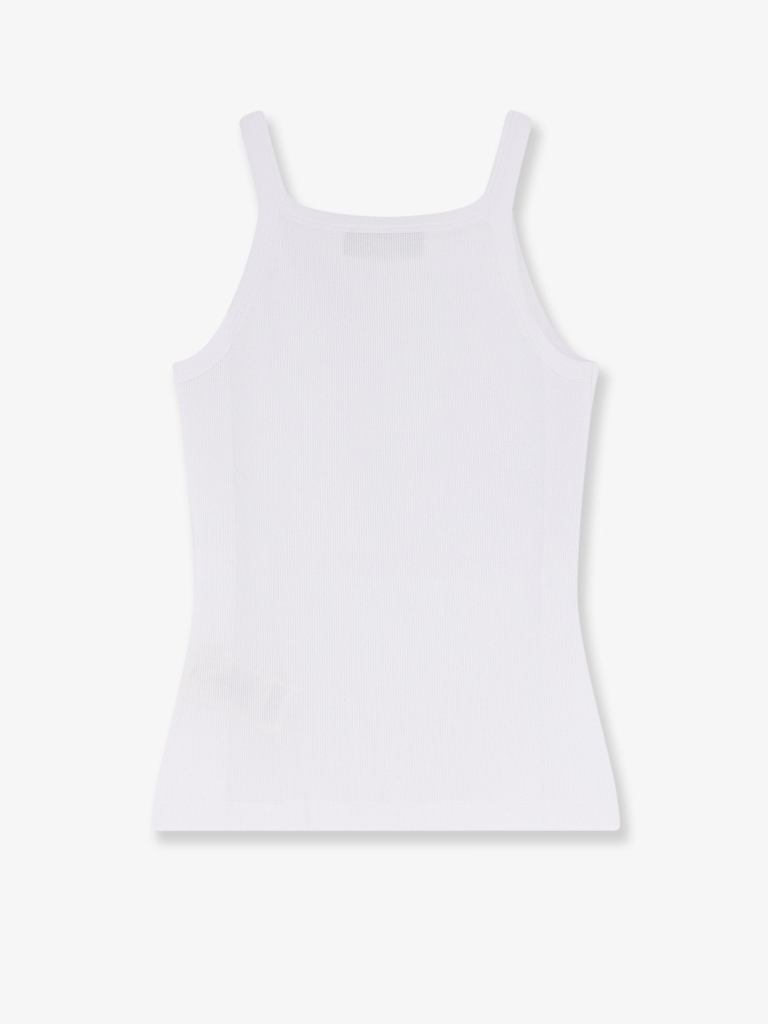 Ribbed cotton tank top