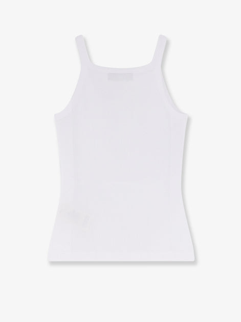 Ribbed cotton tank top