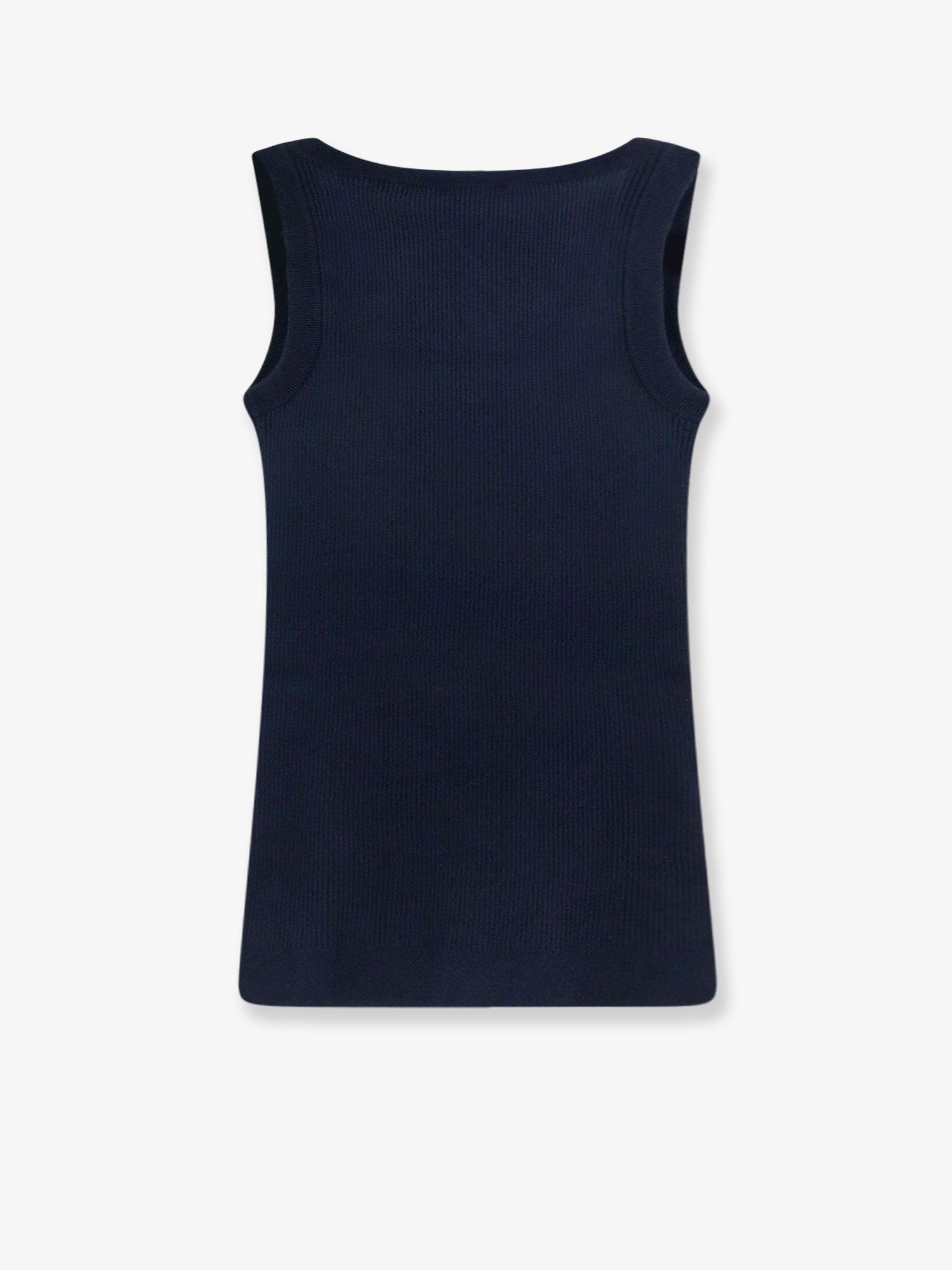 Ribbed cotton tank top