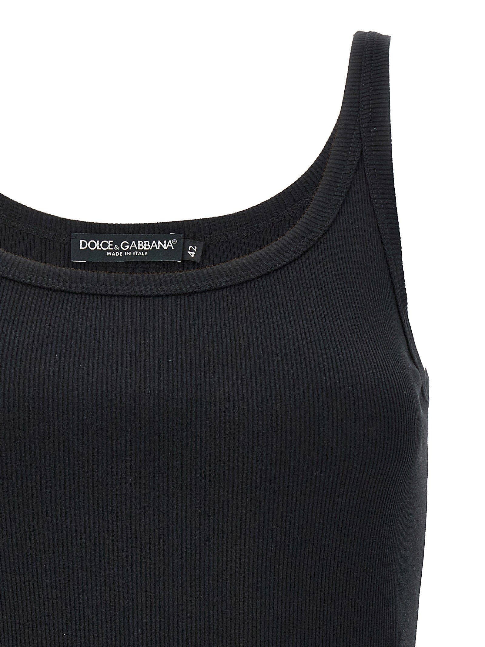 Ribbed tank top