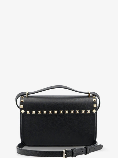 Rockstud leather crossbody bag with stud detail
