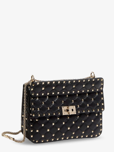 Rockstud Spike leather crossbody bag with iconic all-over studs