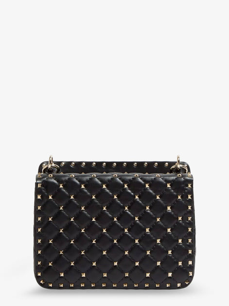 Rockstud Spike leather crossbody bag with iconic all-over studs