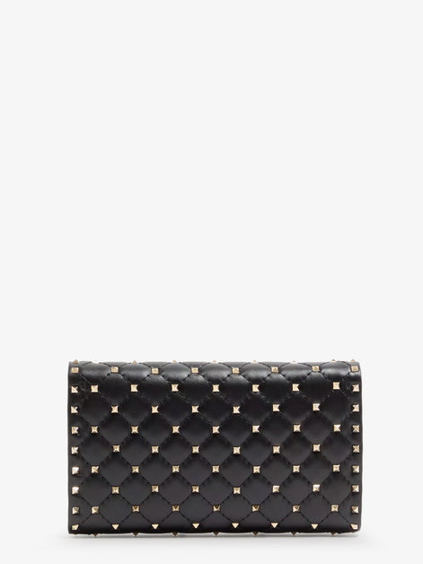 Rockstud Spike leather shoulder bag with iconic all-over studs