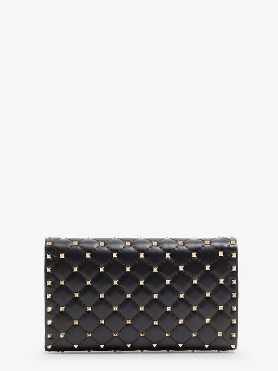 Rockstud Spike leather shoulder bag with iconic all-over studs