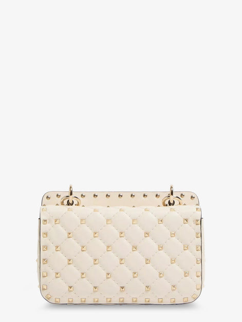 Valentino Garavani Rockstud Spike leather shoulder bag with iconic all-over studs
