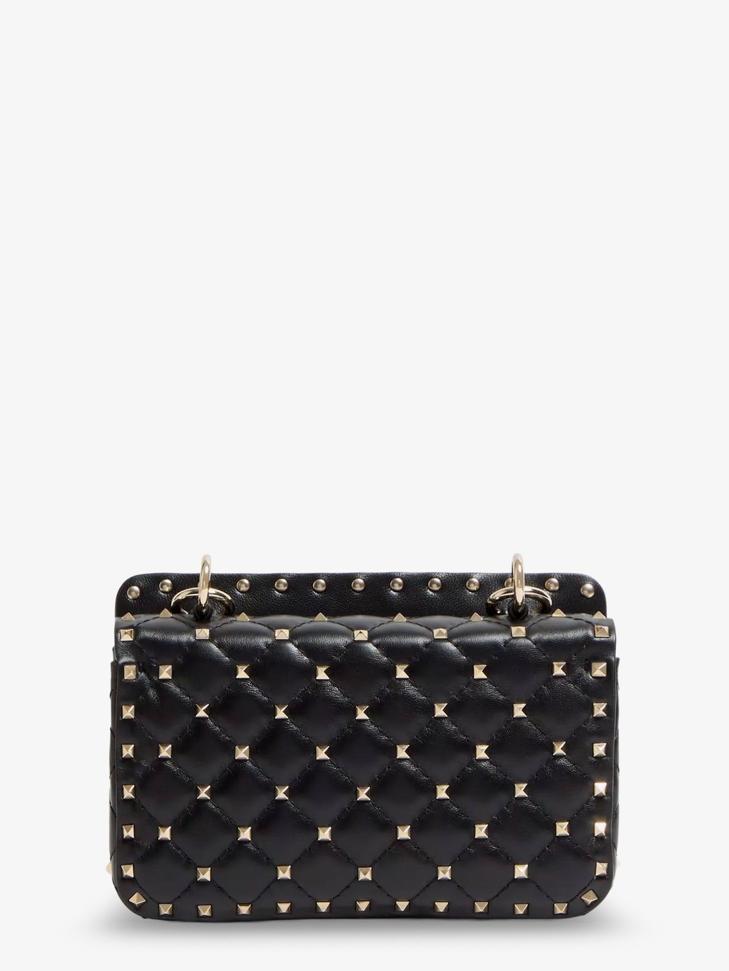 Rockstud Spike leather shoulder bag with iconic all-over studs