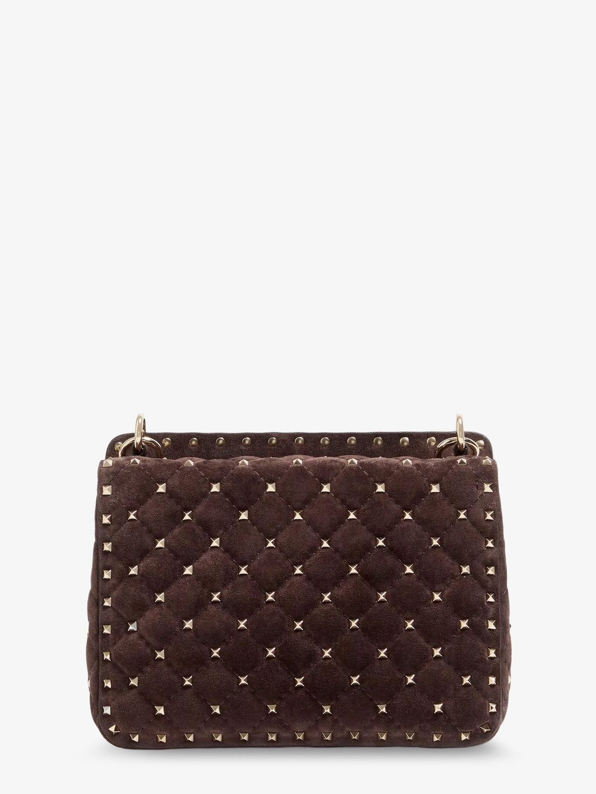 Valentino Garavani Rockstud Spike suede crossbody bag with iconic all-over studs