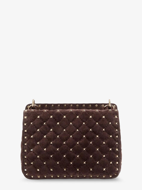 Valentino Garavani Rockstud Spike suede crossbody bag with iconic all-over studs