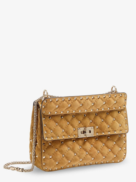 Valentino Garavani Rockstud Spike suede crossbody bag with iconic all-over studs