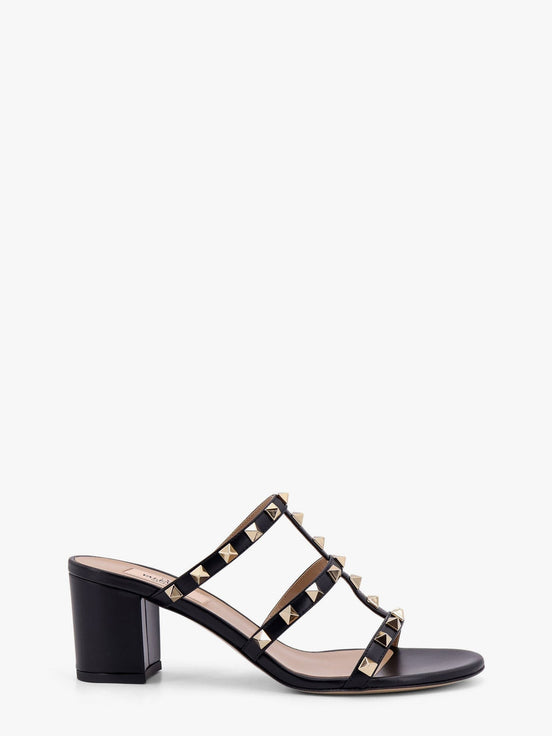 Rockstuds leather sandals with iconic all-over studs