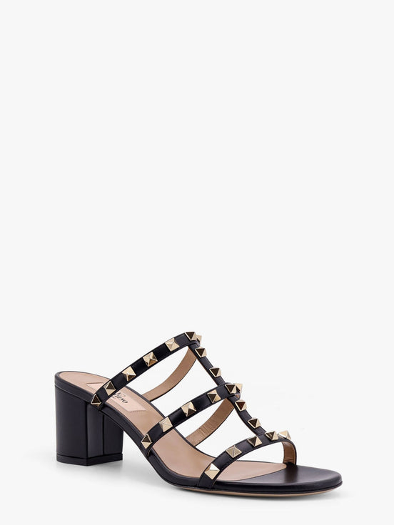 Rockstuds leather sandals with iconic all-over studs