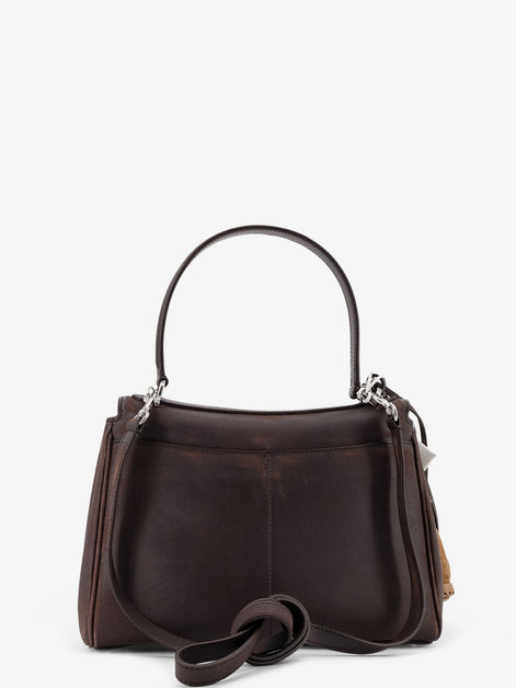 Balenciaga Rodeo S leather crossbody bag with vintage motif