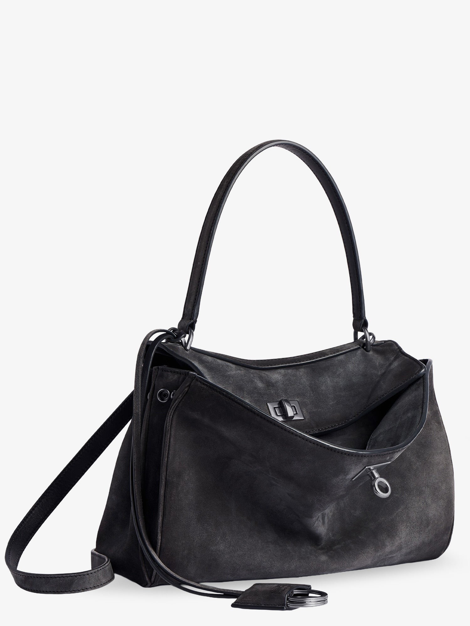 Rodeo S suede crossbody bag