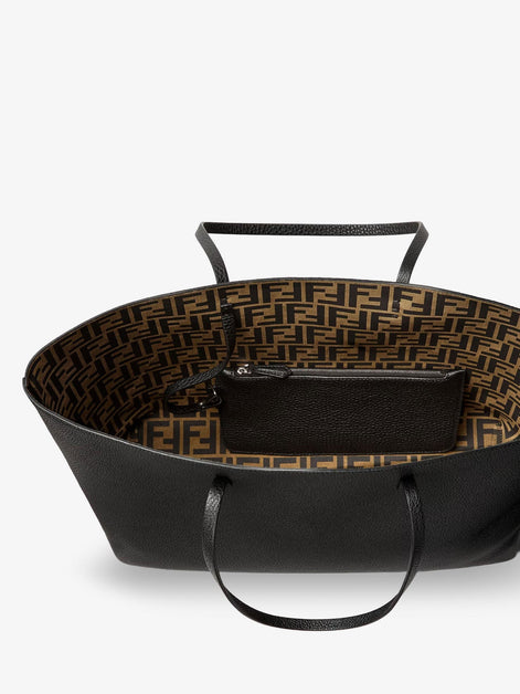 Fendi Roll Large Roman Leather Shopper