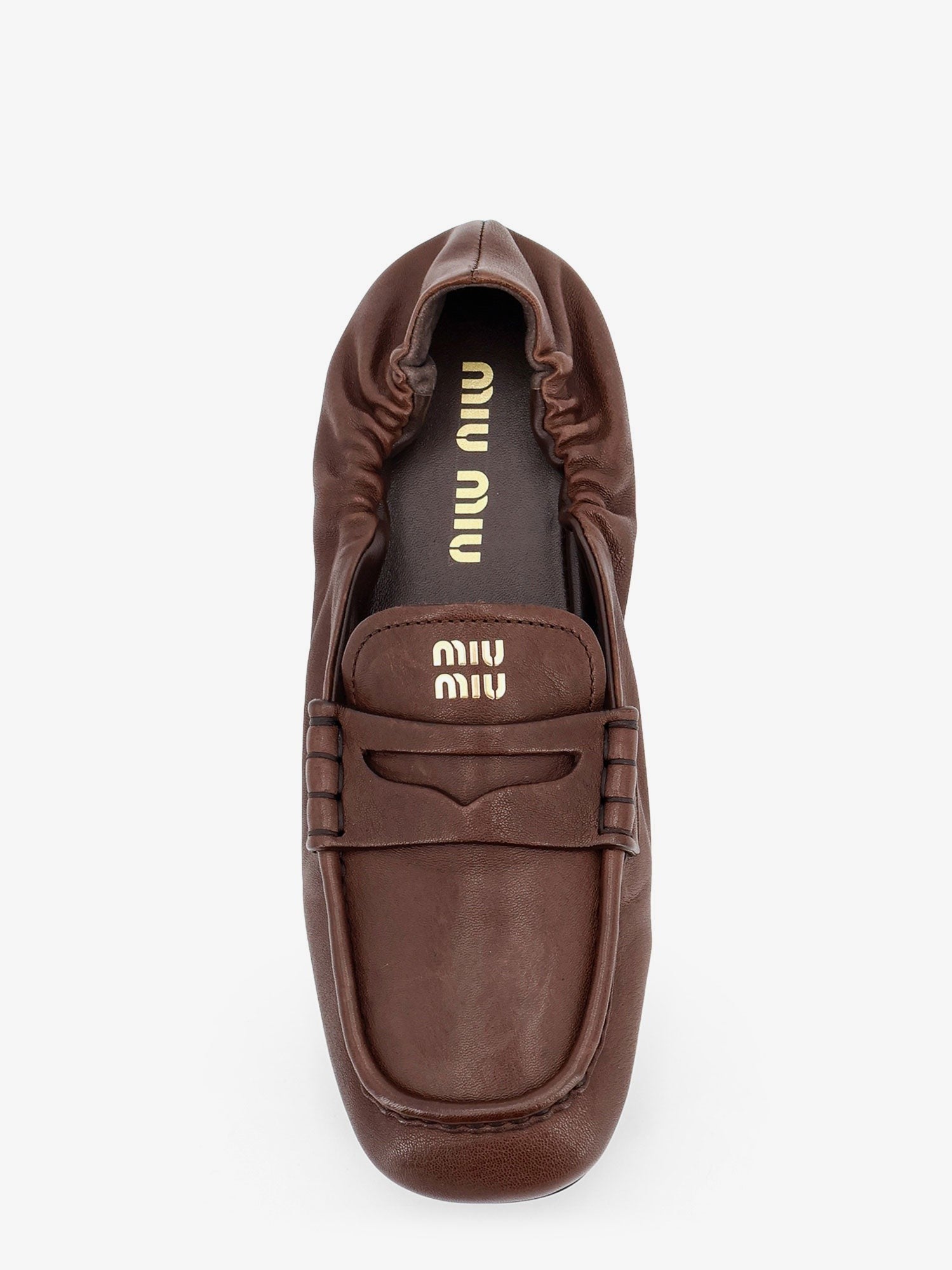 Ruches leather loafers