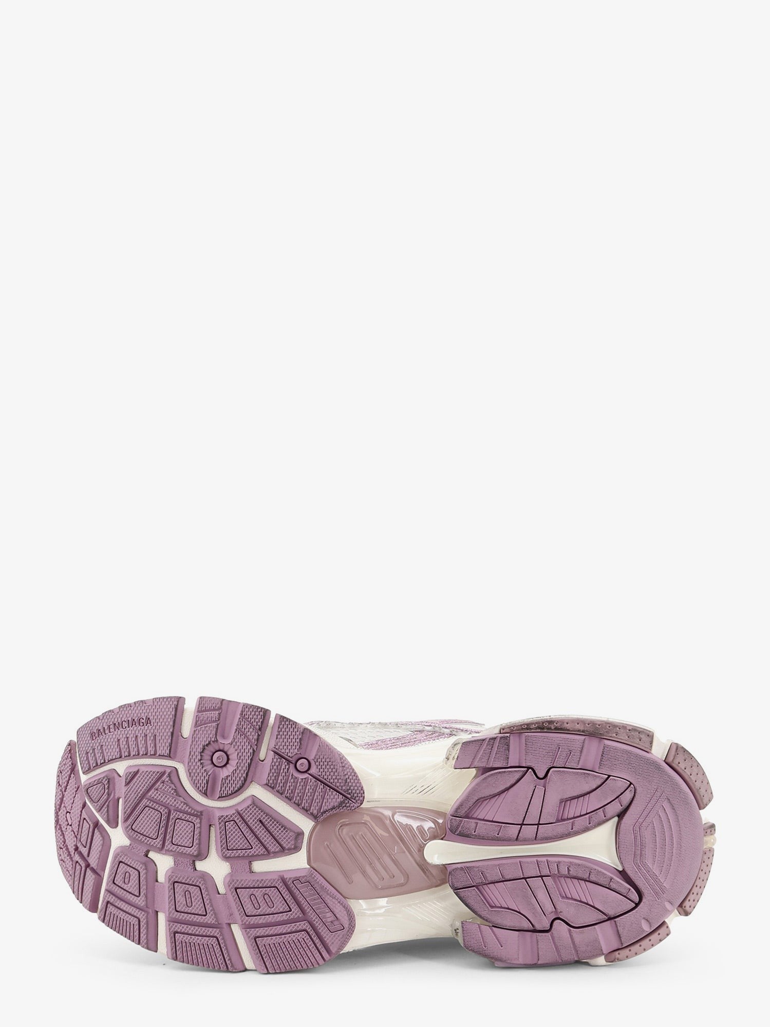 Runner mesh sneakers with glitter inserts