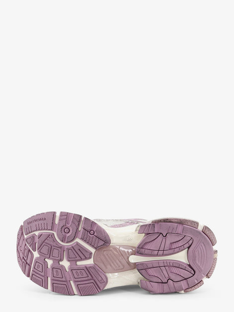 Runner mesh sneakers with glitter inserts