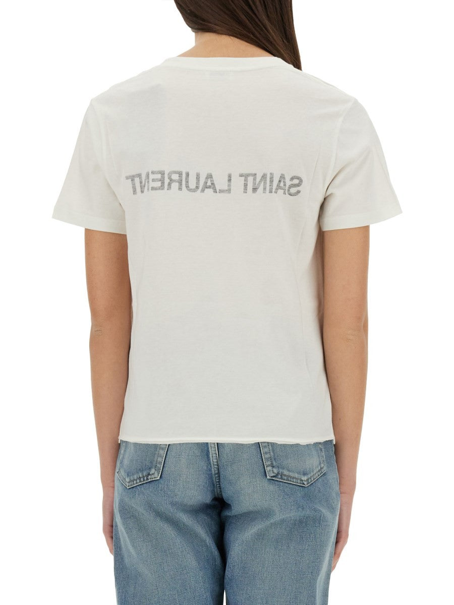 SAINT LAURENT REVERSE T-SHIRT