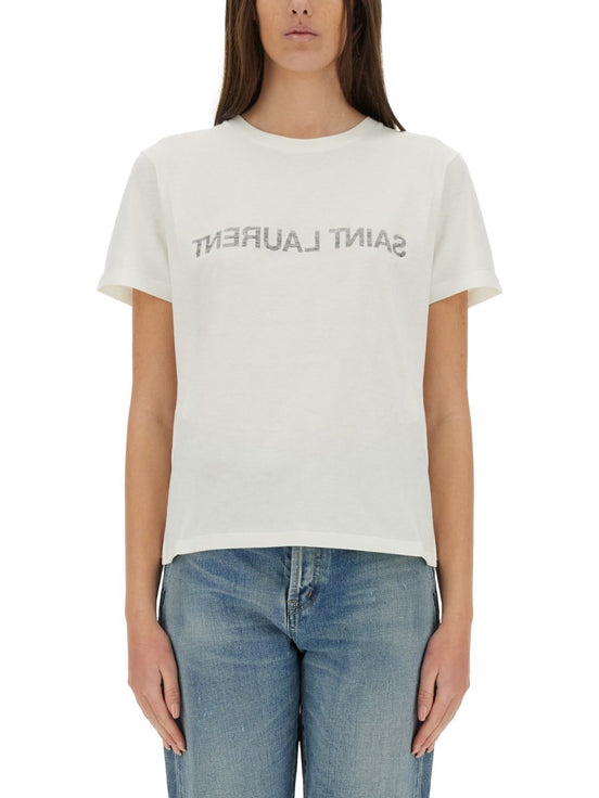 SAINT LAURENT REVERSE T-SHIRT