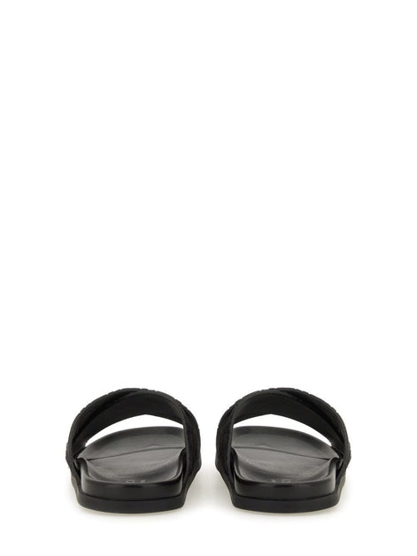 SANDAL SLIDER WITH GG PATTERN