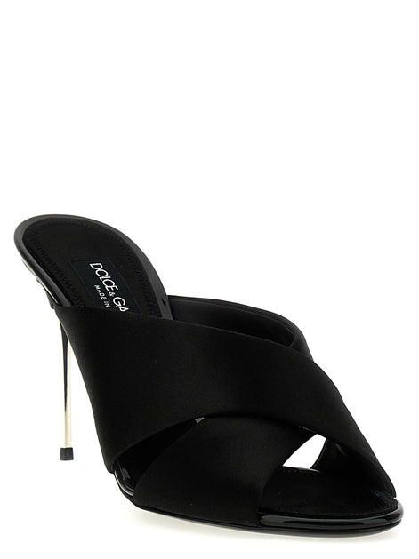 Satin sandals