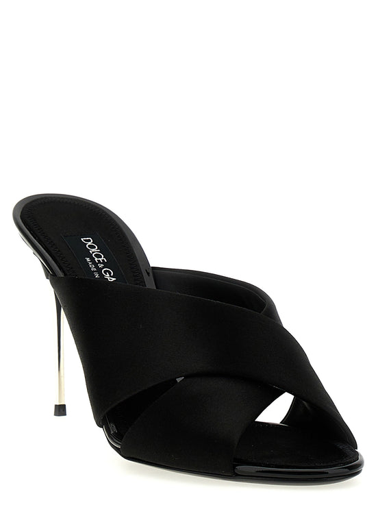 Satin sandals
