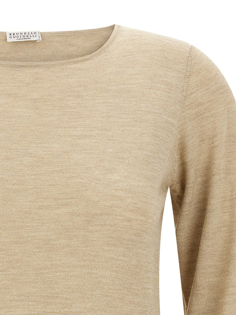 Brunello Cucinelli 'Scollo A Barchetta In Lurex' sweater
