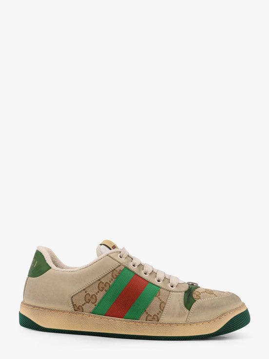Screener GG low-top vintage leather sneakers