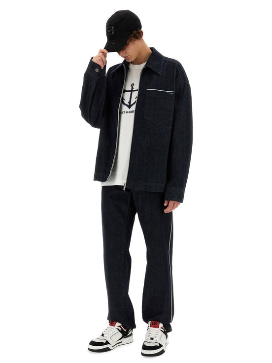 Dolce & Gabbana SELVEDGE DENIM BLOUSON