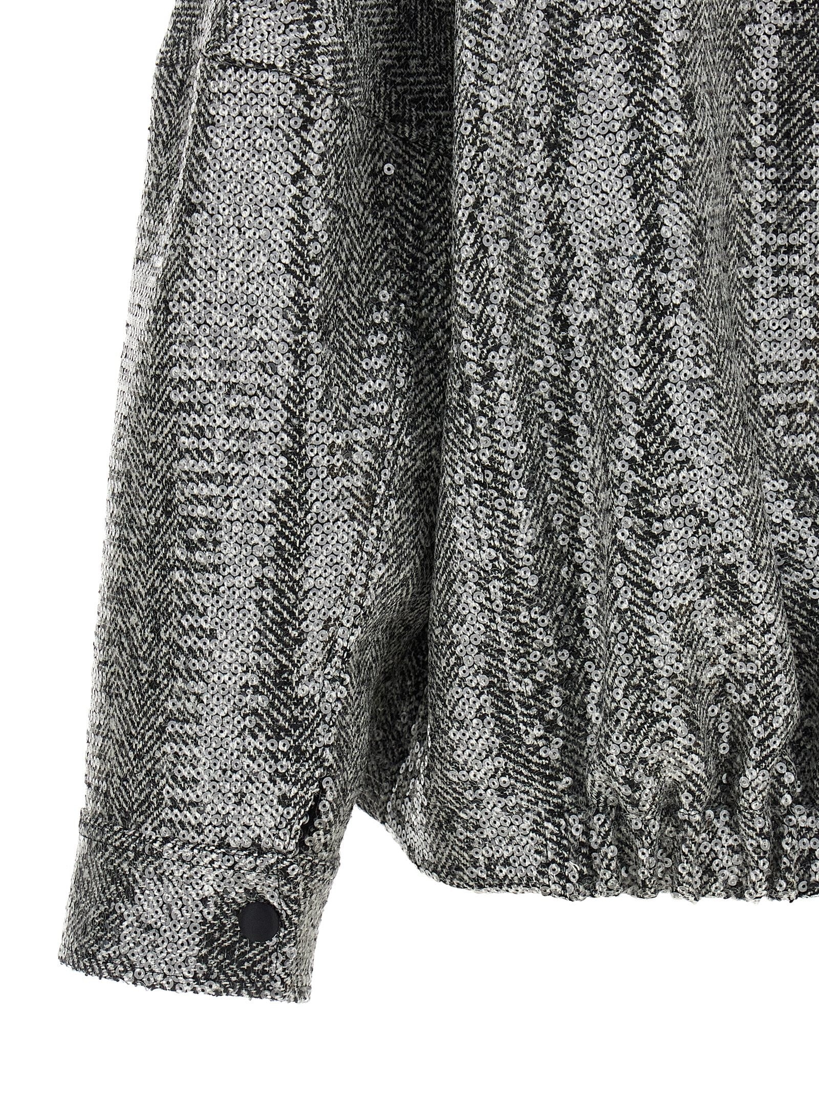 Sequin caban