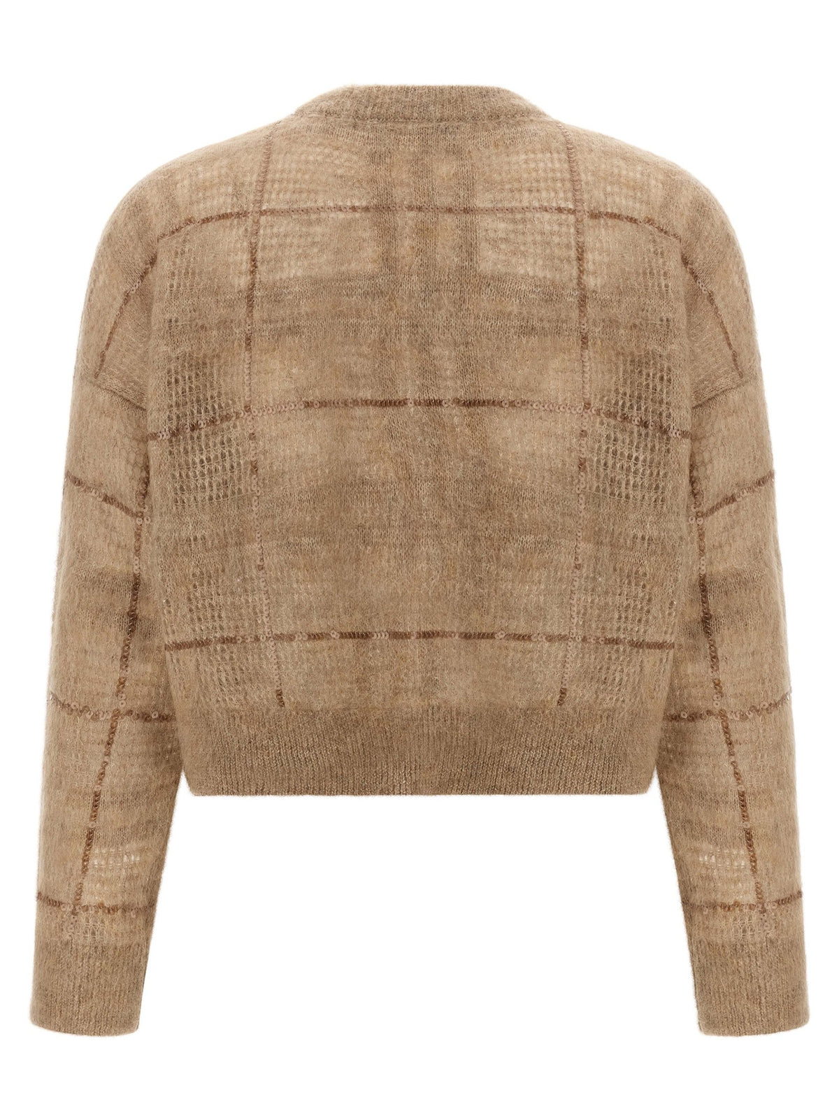 Brunello Cucinelli Sequin check sweater