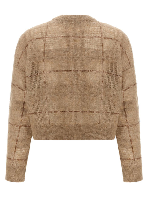 Brunello Cucinelli Sequin check sweater