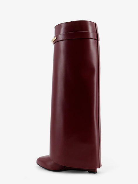 Shark leather boots