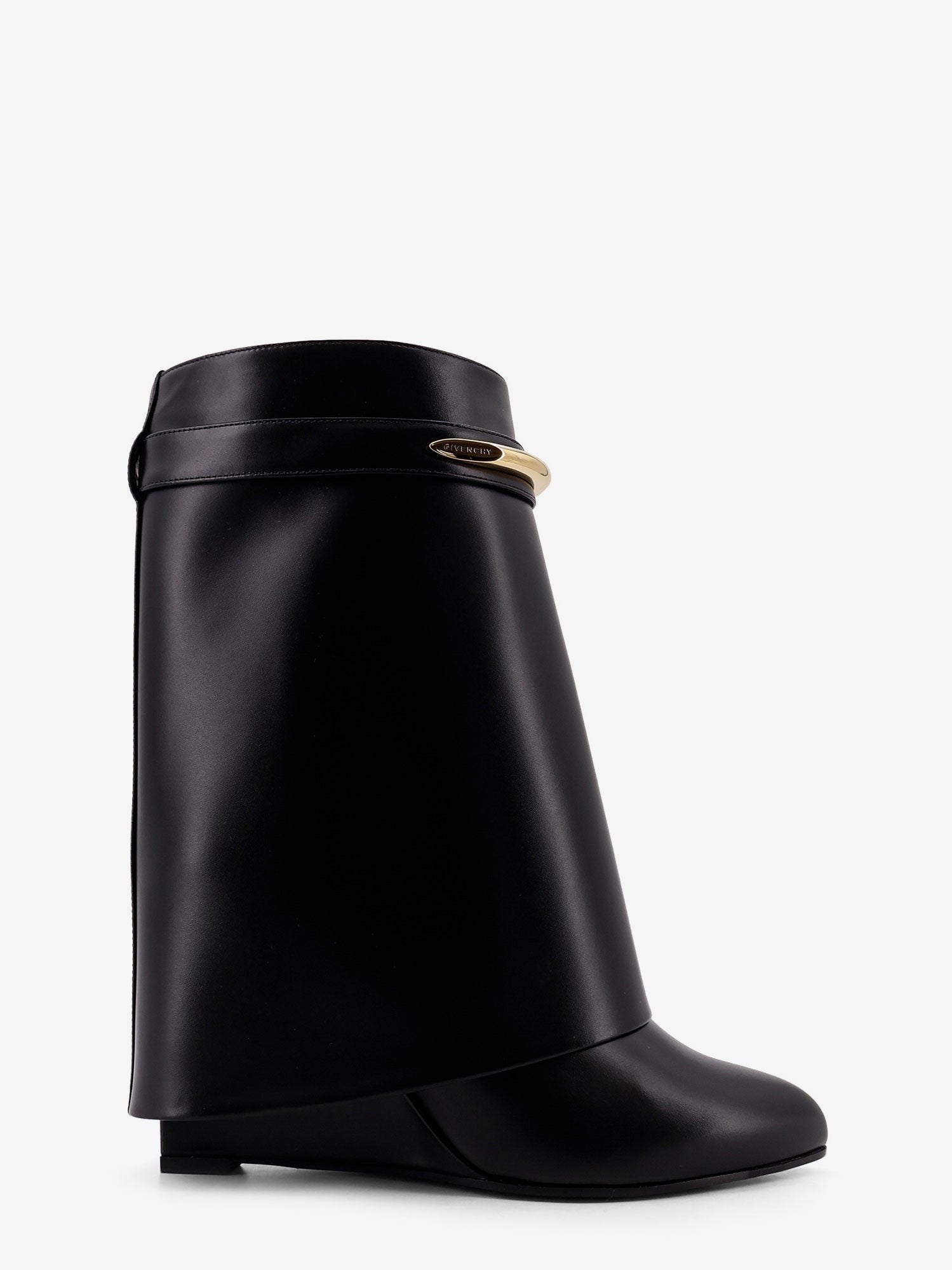 Shark leather boots