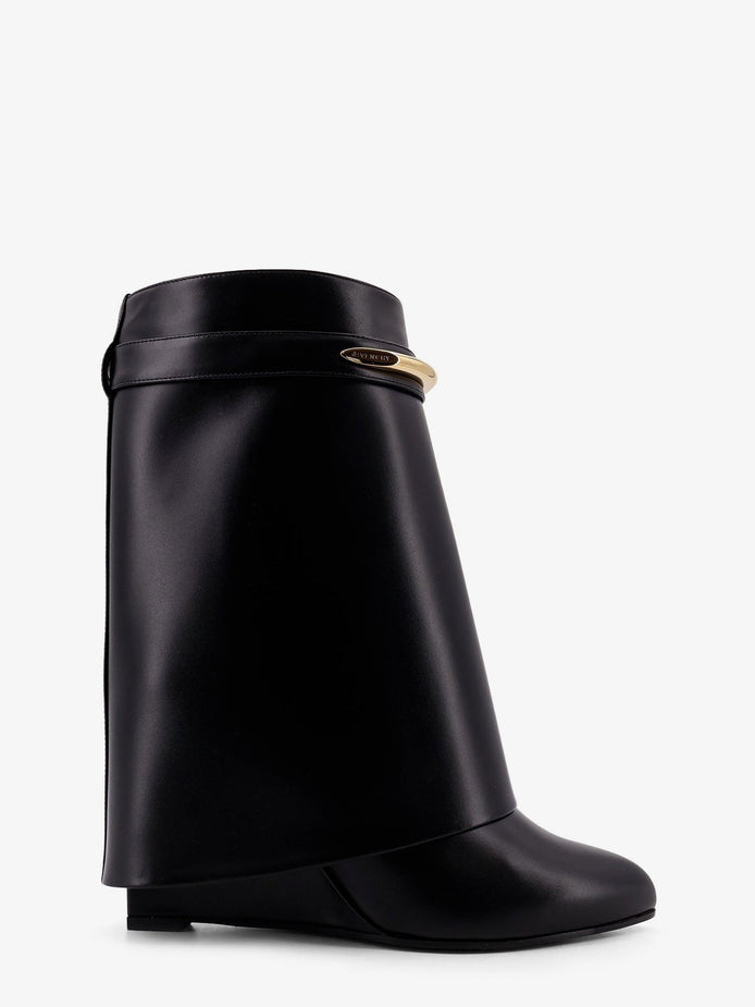 Shark leather boots