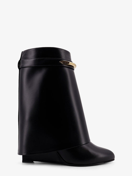 Shark leather boots