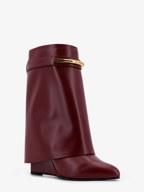 Shark leather boots