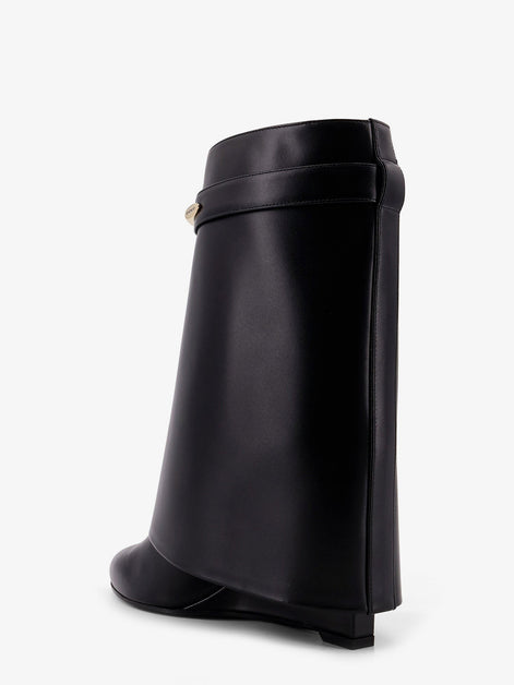 Shark leather boots