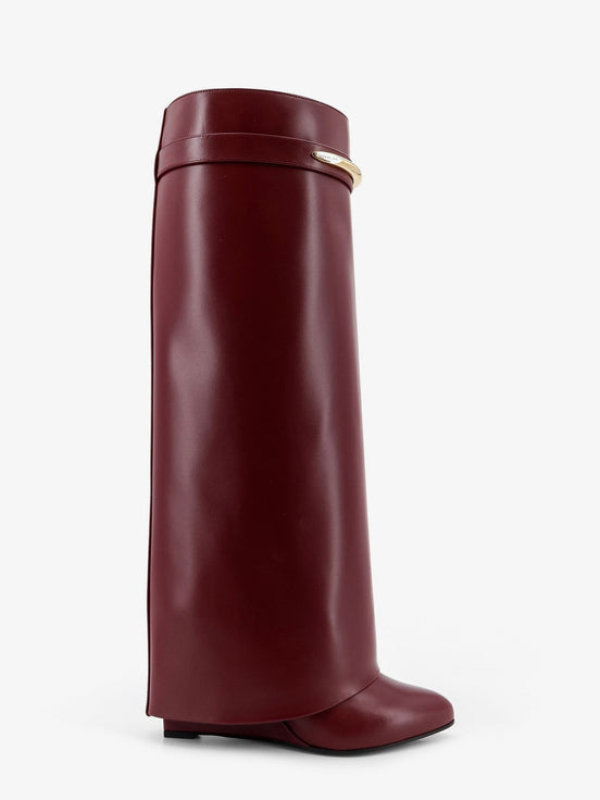 Shark leather boots