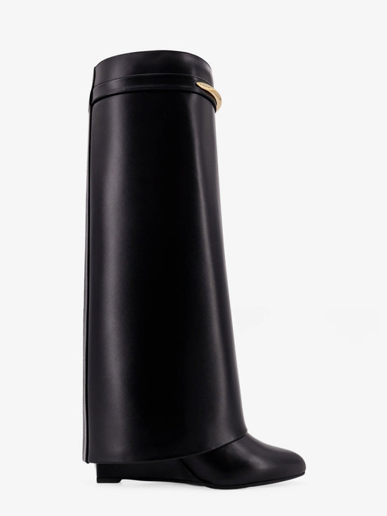 Shark leather boots