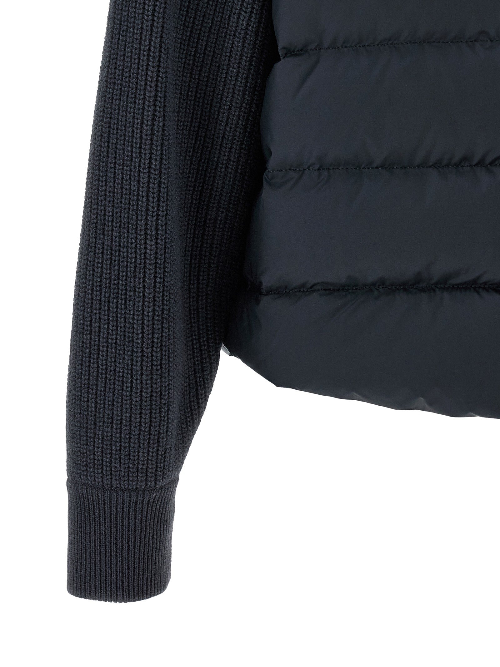 'Shiny Flap Detail' down jacket