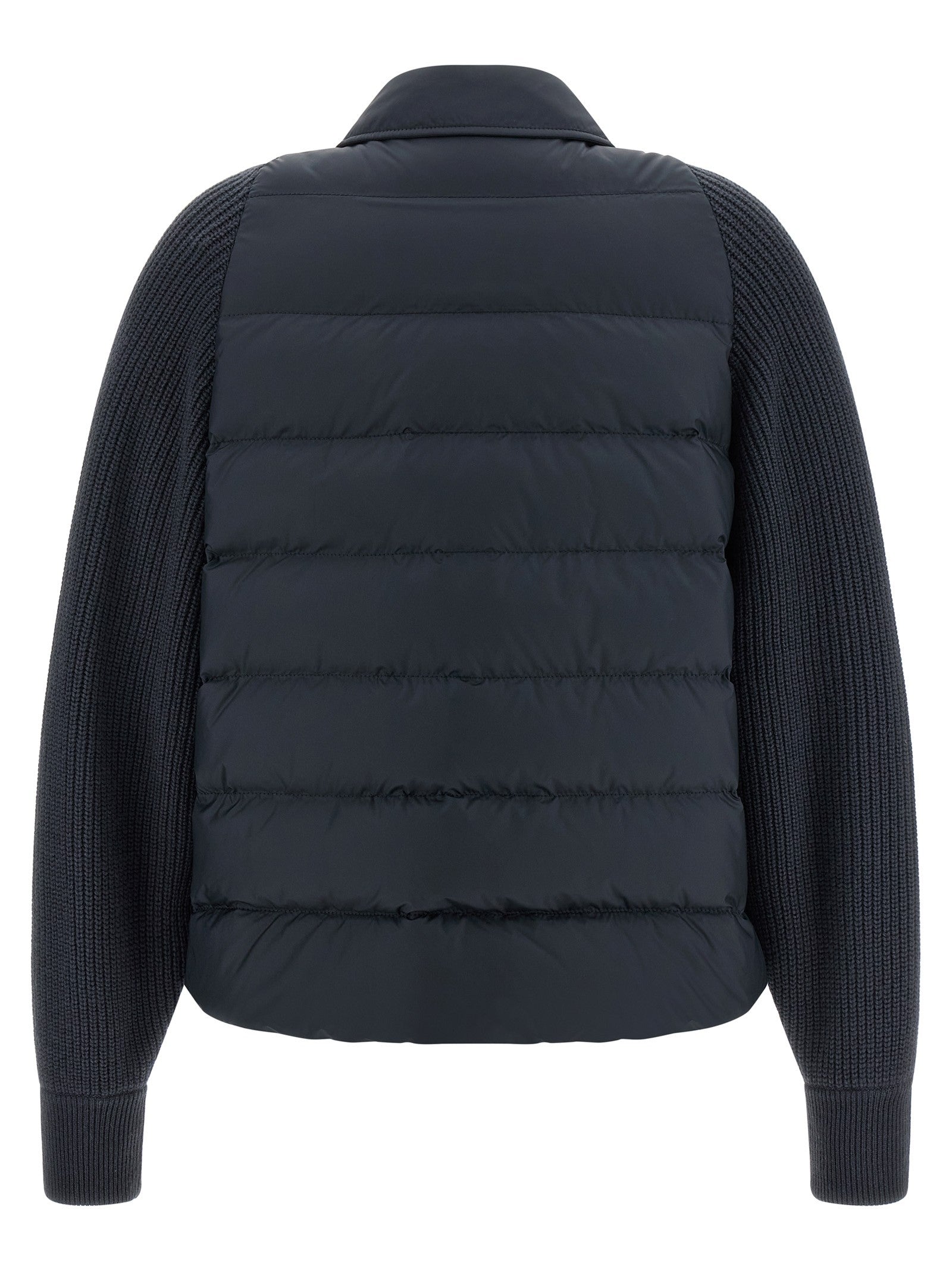 'Shiny Flap Detail' down jacket
