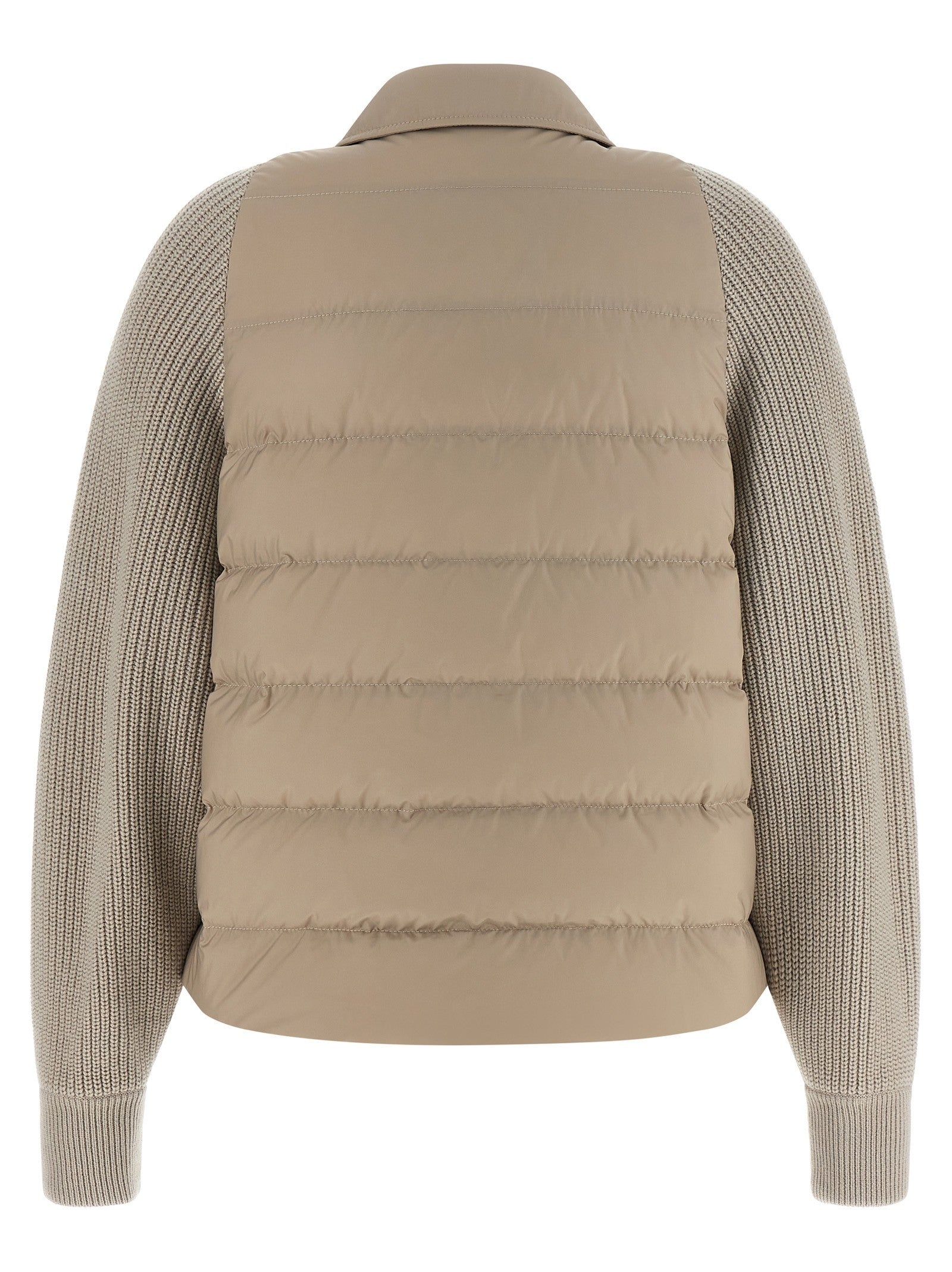 'Shiny Flap Detail' down jacket