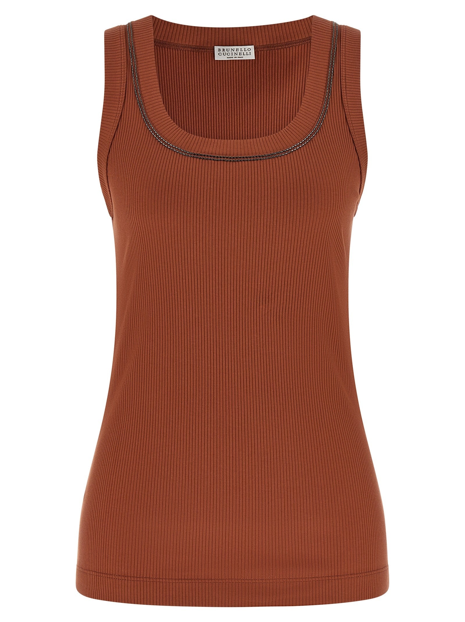 'Shiny Trim' top