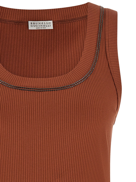 'Shiny Trim' top