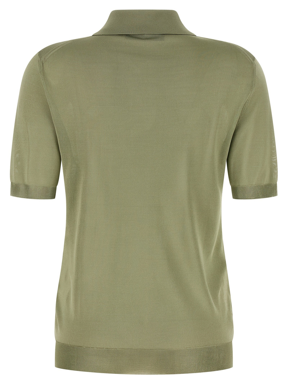 Fendi Shiny viscose polo shirt