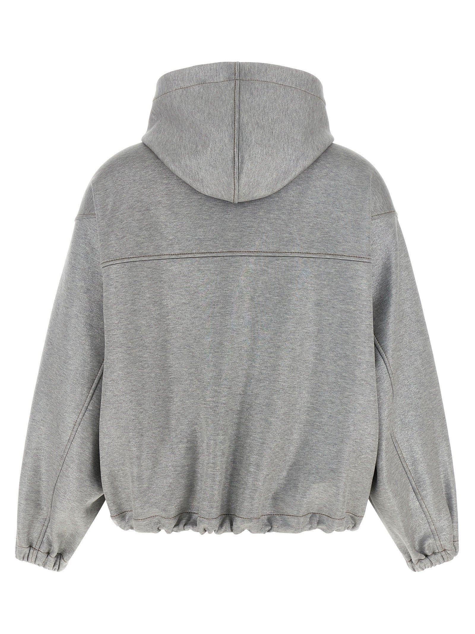 'Shiny Zipper Pull' bomber jacket